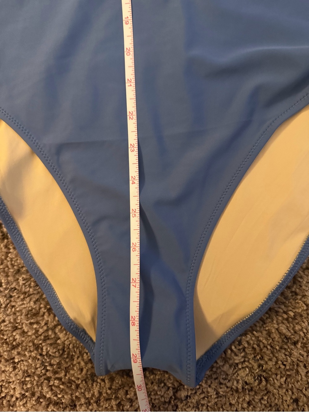 Summmersalt Ruched Sidestroke One-Shoulder One-Piece Swimsuit - Mountain Blue - Picture 7 of 12